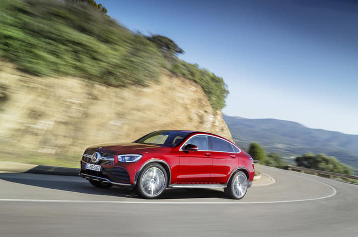 Mercedes GLC Coupe facelift image gallery