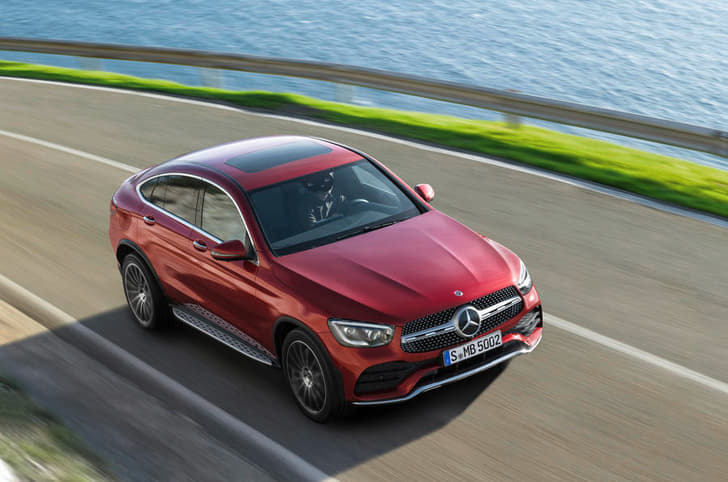 Mercedes GLC Coupe facelift image gallery