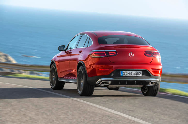 Mercedes GLC Coupe facelift image gallery