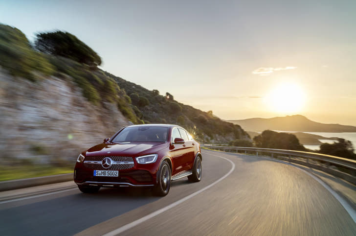 Mercedes GLC Coupe facelift image gallery