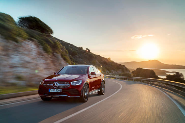 Mercedes GLC Coupe facelift image gallery