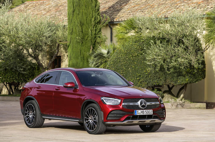 Mercedes GLC Coupe facelift image gallery