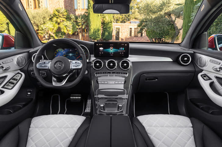 Mercedes GLC Coupe facelift image gallery