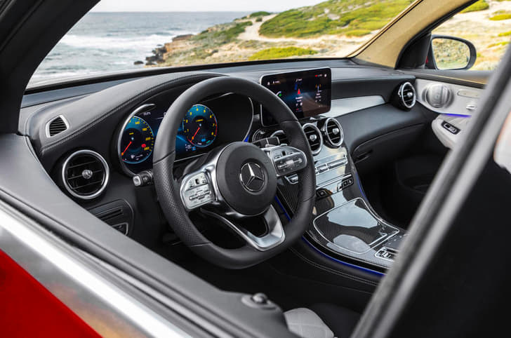 Mercedes GLC Coupe facelift image gallery