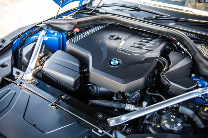 Open Bonnet Engine Shot