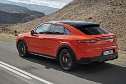 Porsche Cayenne Coupe Rear View Porsche Cayenne Coupe Rear View