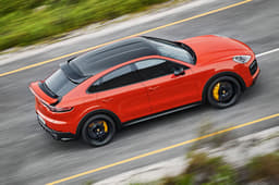 Porsche Cayenne Coupe Rear View Porsche Cayenne Coupe Rear View