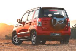New Mahindra TUV300 facelift image gallery