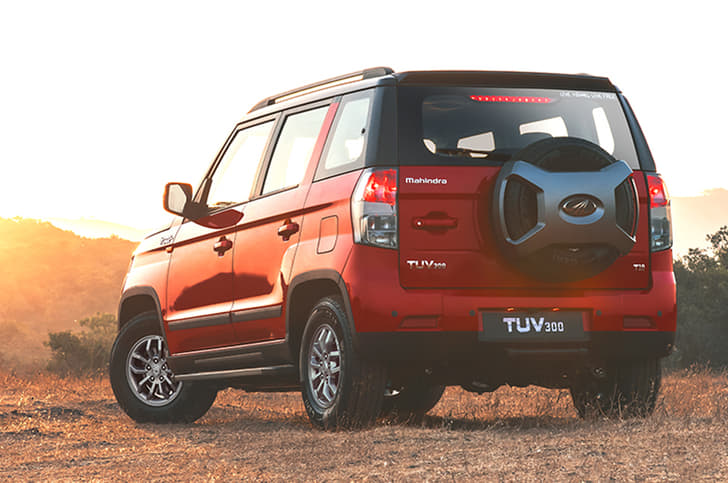New Mahindra TUV300 facelift image gallery