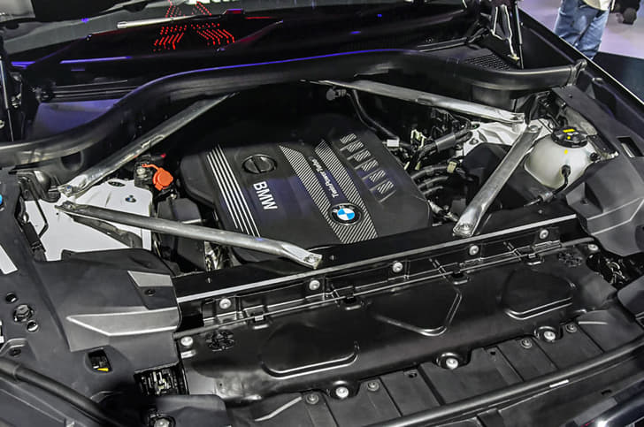 Bmw X5 Open Bonnet Engine Shot Bmw X5 Open Bonnet Engine Shot