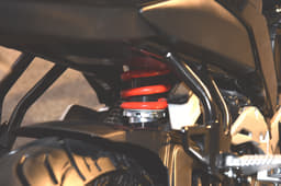 The suspension has been slightly retuned for 2019.