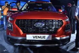 Hyundai's trademark 'cascading' grille is the focal point up front. 