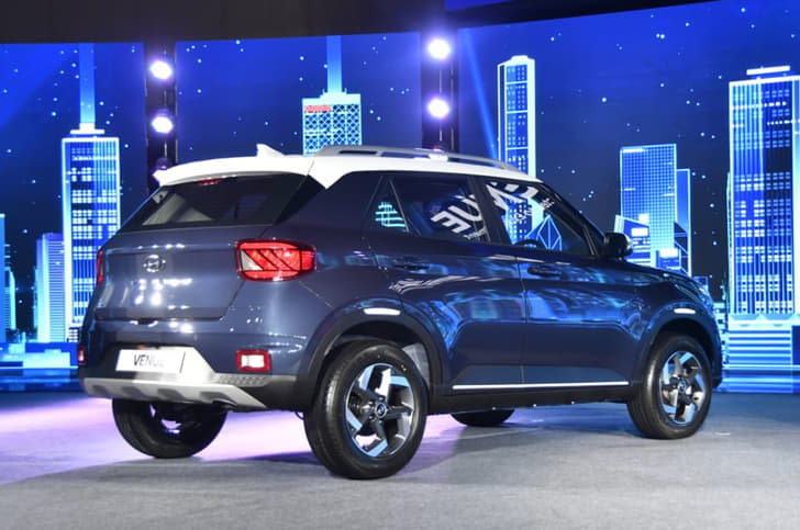 Rear 3/4 angle links Venue most to Carlino concept.