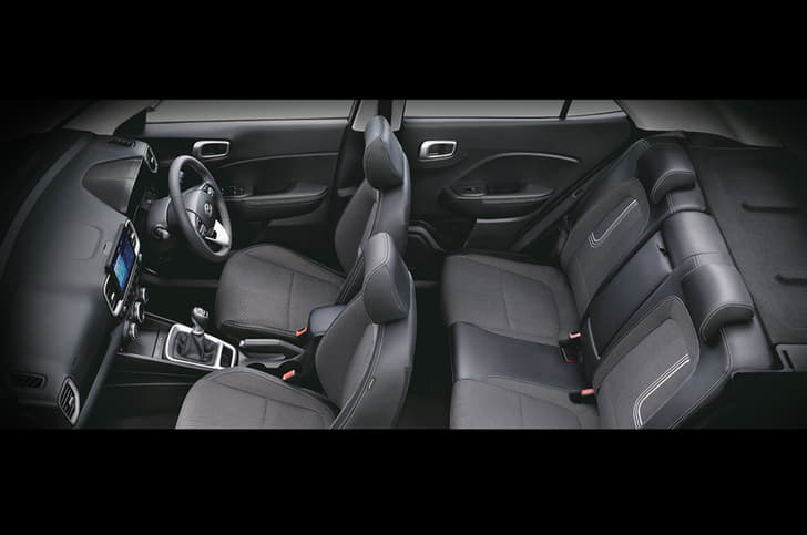 There are three distinct cabin colour themes on offer.