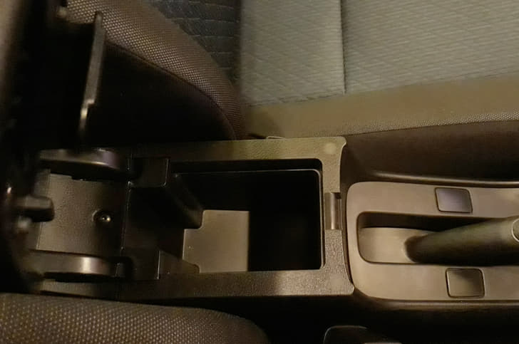 Toyota Glanza Console Storage