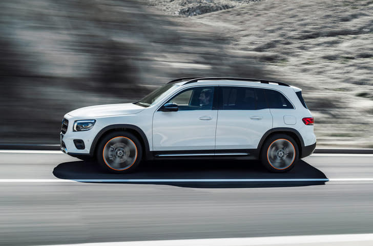 New Mercedes-Benz GLB SUV image gallery