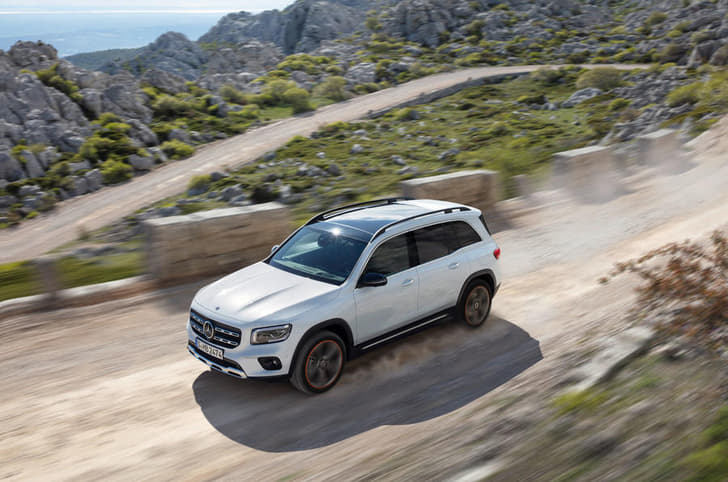 New Mercedes-Benz GLB SUV image gallery