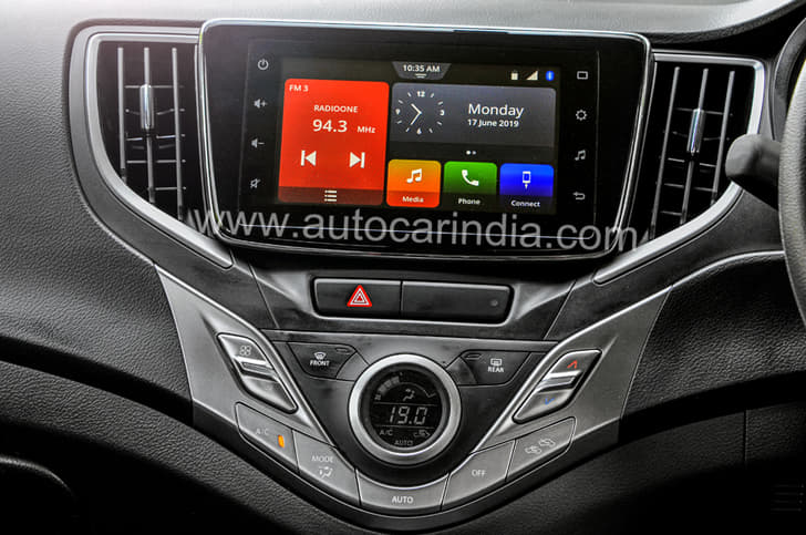 Toyota Glanza Dashboard