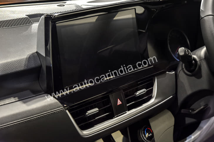 It gets a large 10.25-inch touchscreen for the infotainment system. 