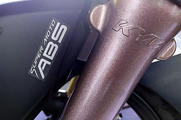 It gets the same hardware as the standard Apache RTR 200 4V.