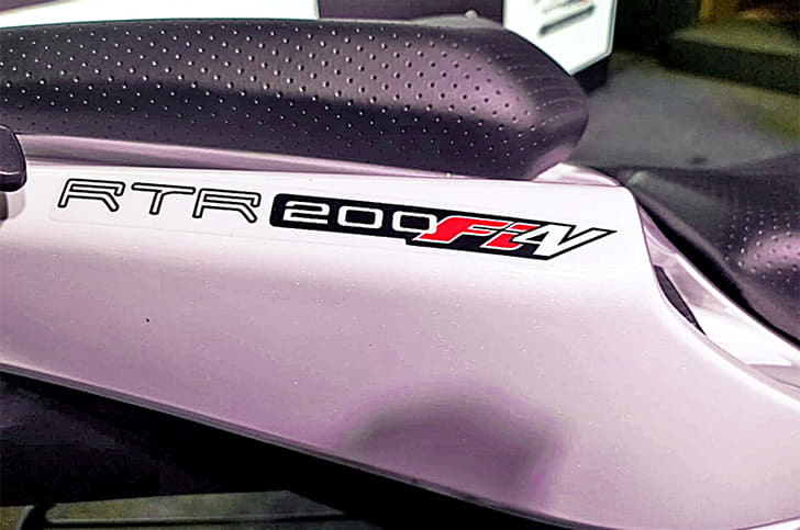 TVS Apache RTR 200 Fi E100.