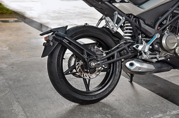 Dual-channel ABS comes as standard.