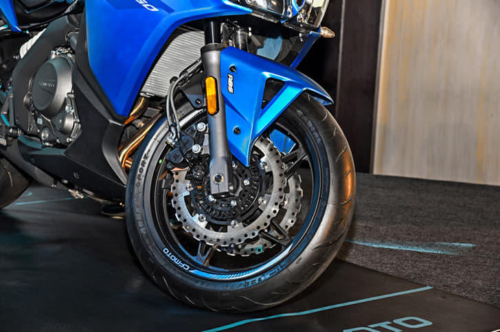 Dual-channel ABS comes as standard.