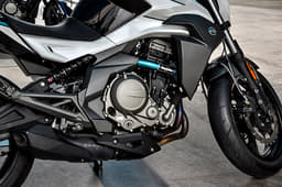 The 650NK makes 61hp and 56Nm of torque from its parallel-twin.