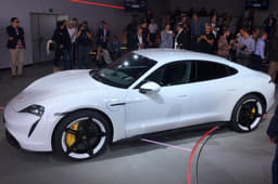 Porsche Taycan Front Left Three Quarter Porsche Taycan Front Left Three Quarter