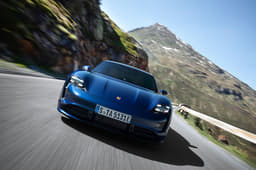 Porsche Taycan Front View Porsche Taycan Front View