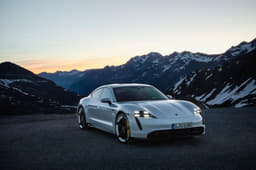 Porsche Taycan Front Left Three Quarter Porsche Taycan Front Left Three Quarter