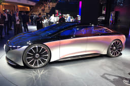 New Mercedes-Benz Vision EQS concept image gallery