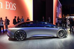 New Mercedes-Benz Vision EQS concept image gallery