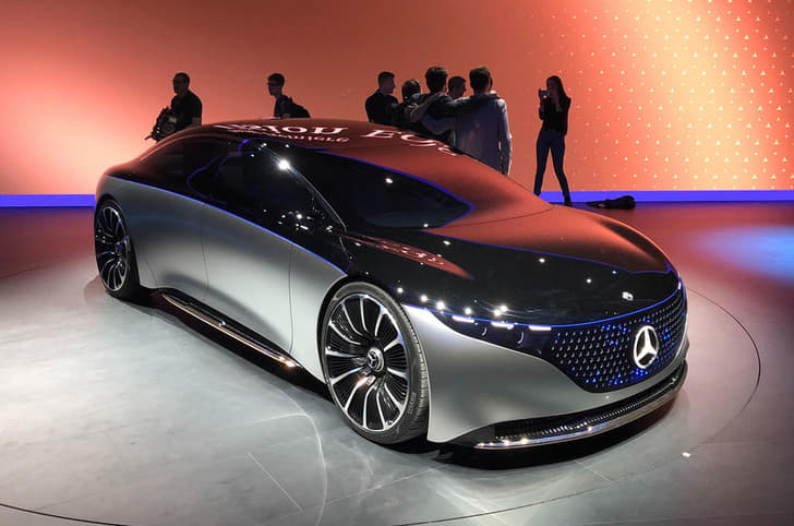 New Mercedes-Benz Vision EQS concept image gallery