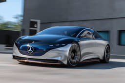 New Mercedes-Benz Vision EQS concept image gallery