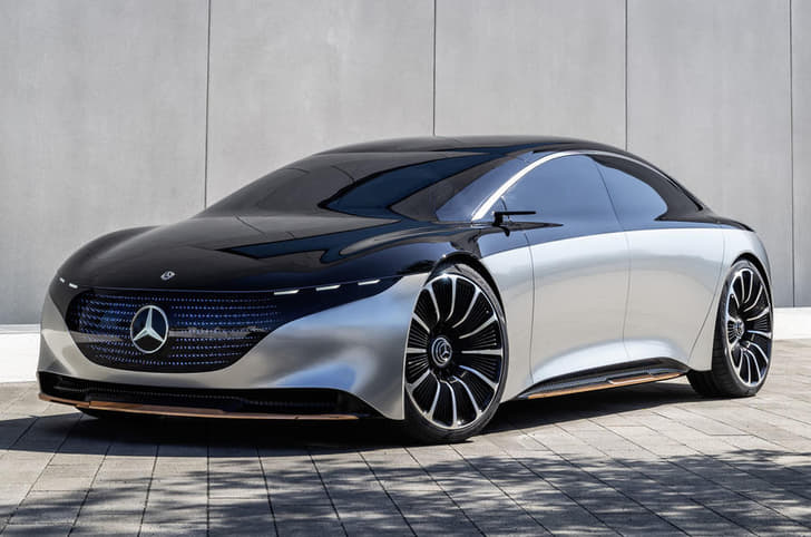 New Mercedes-Benz Vision EQS concept image gallery