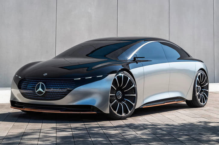 New Mercedes-Benz Vision EQS concept image gallery
