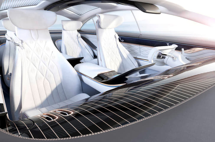 New Mercedes-Benz Vision EQS concept image gallery