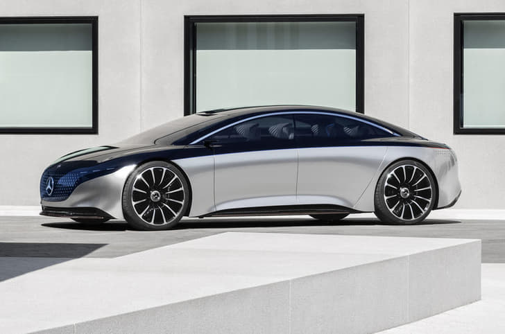 New Mercedes-Benz Vision EQS concept image gallery