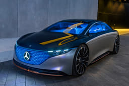 New Mercedes-Benz Vision EQS concept image gallery