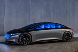 New Mercedes-Benz Vision EQS concept image gallery