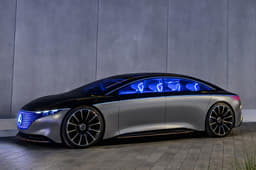 New Mercedes-Benz Vision EQS concept image gallery