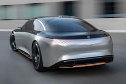 New Mercedes-Benz Vision EQS concept image gallery