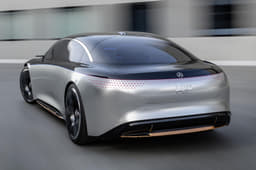 New Mercedes-Benz Vision EQS concept image gallery