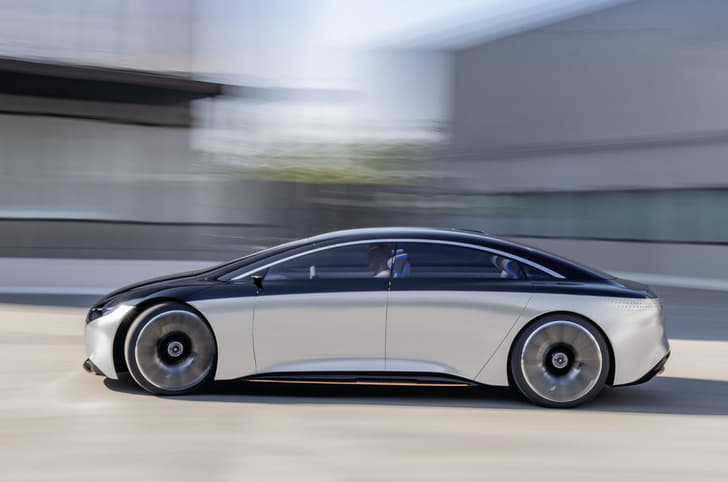 New Mercedes-Benz Vision EQS concept image gallery