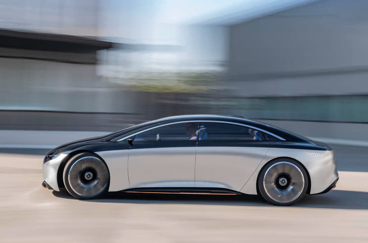 New Mercedes-Benz Vision EQS concept image gallery