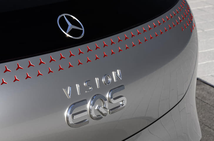 New Mercedes-Benz Vision EQS concept image gallery
