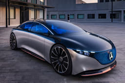 New Mercedes-Benz Vision EQS concept image gallery