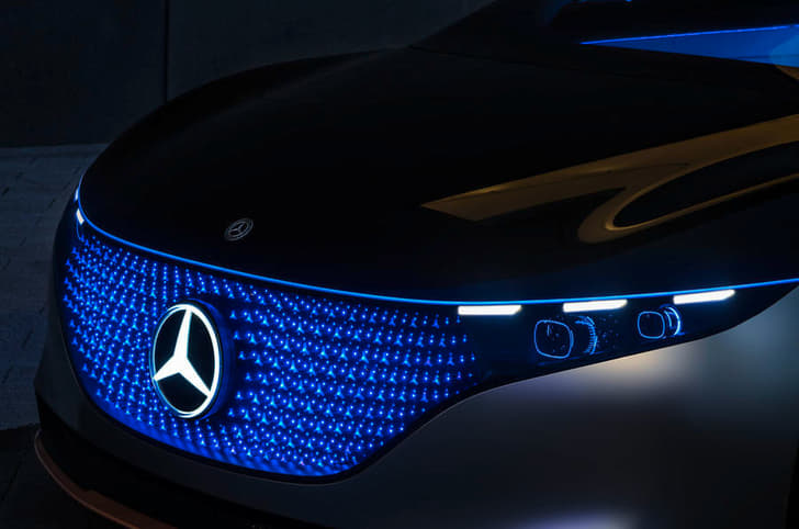 New Mercedes-Benz Vision EQS concept image gallery