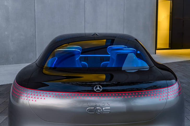 New Mercedes-Benz Vision EQS concept image gallery